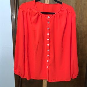 Flowy Button Down Blouse